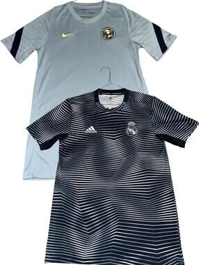 Small Jersey lot bundle Adidas Nike Real Madrid Club America 2021 2022 2018 2019